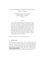 Does Corticothalamic Feedback Control Cortical Velocity ... - Cogprints