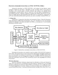 1 Descrierea sistemului de dezvoltare cu CPLD XC9572XL (Xilinx)