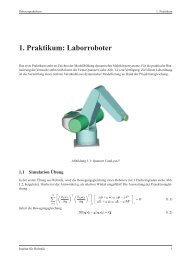 1. Praktikum: Laborroboter - Institut fÃ¼r Robotik