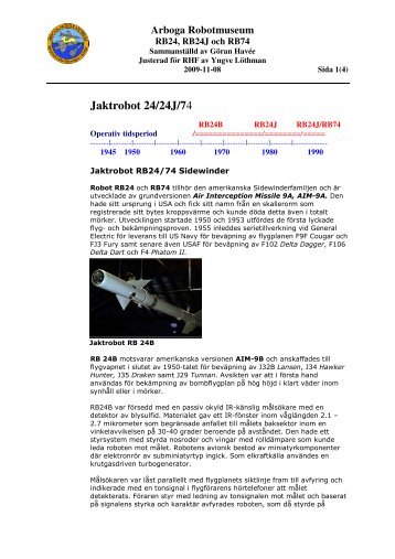 Jaktrobot 24/24J/74 - Arboga robotmuseum