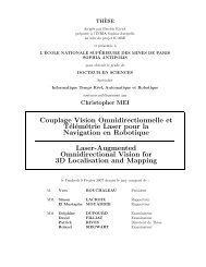 Couplage vision omnidirectionnelle et télémétrie laser pour la ... - HAL