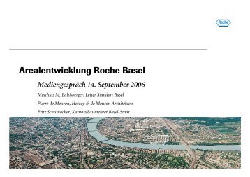 Arealentwicklung Roche Basel