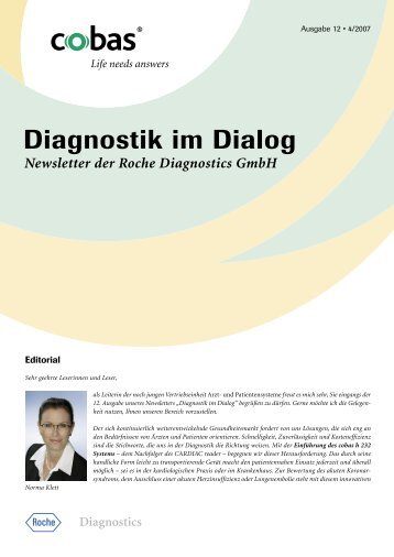 Diagnostik im Dialog, Ausgabe 12, 4/2007 - Roche in Deutschland