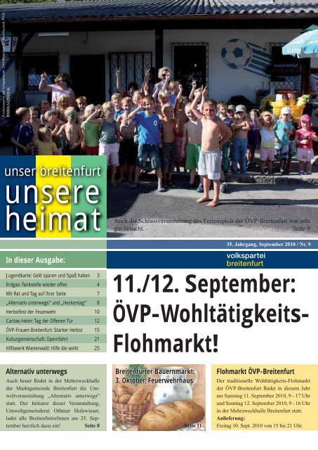 Övp-Wohltätigkeits Flohmarkt! - VP Breitenfurt