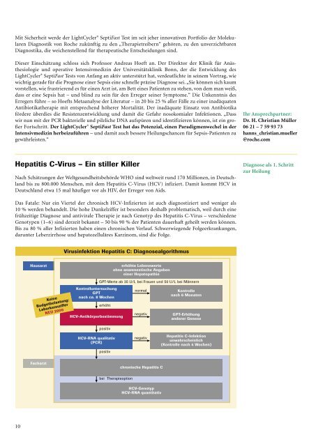 Diagnostik im Dialog (Ausgabe 5, 2/2006) - Roche in Deutschland