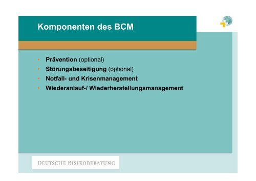 Ganzheitlicher Umgang mit Risiken Pandemievorsorge im Rahmen