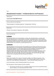 in Datenstrukturen und Prozessen Frank Ganske, MATHEMA ... - Iqnite