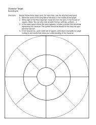 Character Target - English Companion