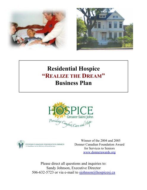 business plan for hospice