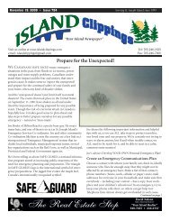 Your Island Newspaper - the Island Clippings!