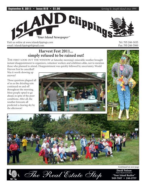 Sept 8 - the Island Clippings!