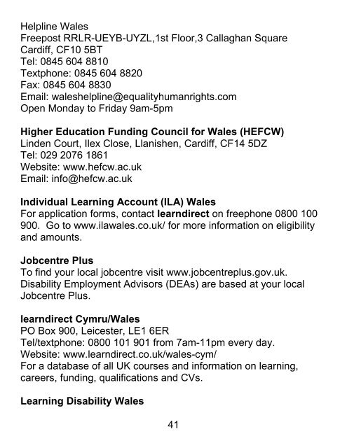 Further education and training in Wales - Trailblazers