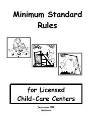 Minimum Standard Rules - Park Place Recreation Designs, Inc.