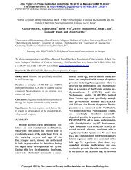 PRMT5/MEP50 Methylates Histones and Nucleoplasmin in Xenopus ...