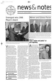 March 19, 1999 - The Rockefeller University
