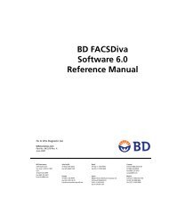 BD FACSDiva Software 6.0 Reference Manual - The Rockefeller ...