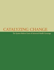 CATALYZING CHANGE - The Rockefeller Foundation