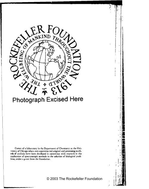 RF Annual Report - 1935 - The Rockefeller Foundation