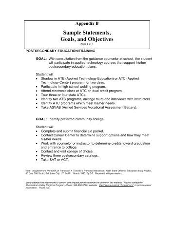 statement of goals and objectives personal statement of goals and objectives 28 images 4 statement of goals and objectives personal statement of goals and objectives 28 images 4