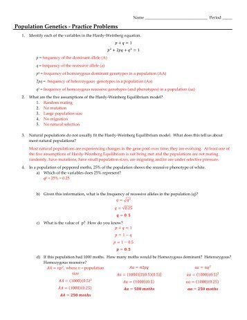 Genetics Practice Problems A Simple Er Worksheet Fulton County