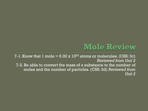 Mole Review