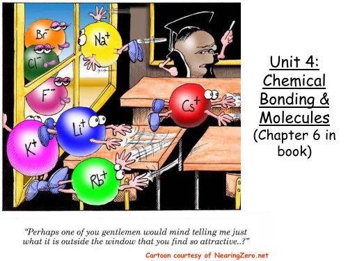 Unit 4: Chemical Bonding & Molecules