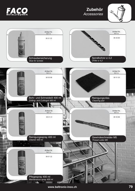 Produkte-Gesamtkatalog - Beltronic Inox