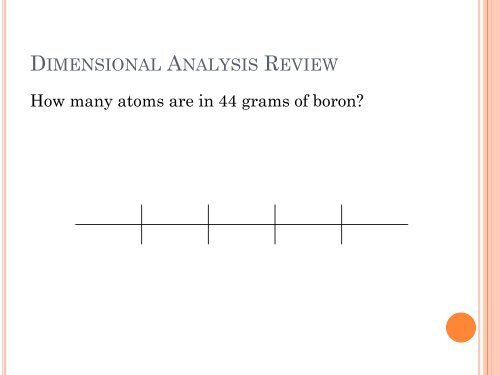 Unit 2- Measurements, Math, and the Mole