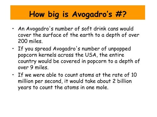 Unit 2- Measurements, Math, and the Mole