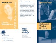 DWP Brochure - Rock Valley College