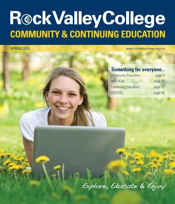 COMMUNITY & CONTINUING EDUCATION - Rock Valley College