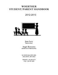 Student Handbook - Rockwood School District