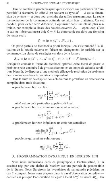 Introduction à la commande stochastique v.0.9 - Jean-Pierre ...