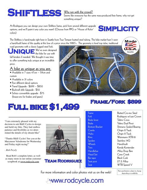 r & e cycles