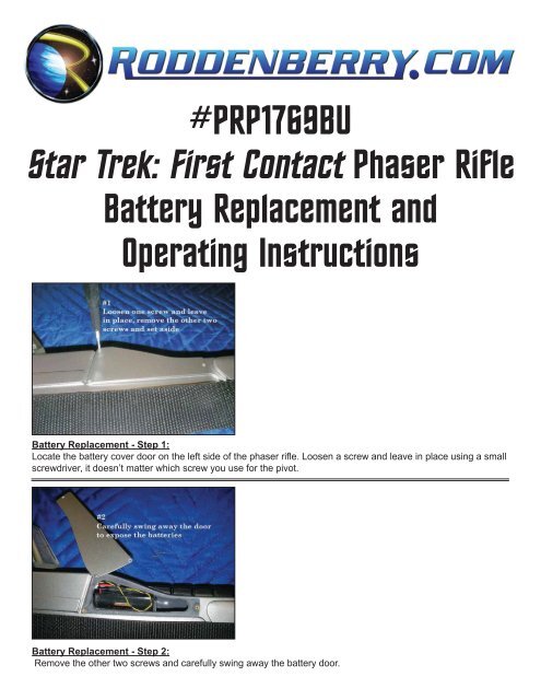 Star Trek: First Contact Phaser Rifle - Roddenberry.com