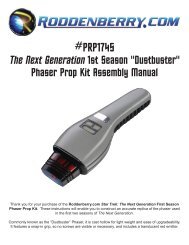 “DusTbusTeR” PhaseR PRoP - Roddenberry.com