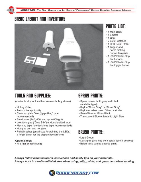 “DusTbusTeR” PhaseR PRoP - Roddenberry.com