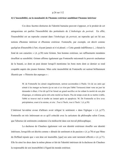 L'idée de la chute dans l'Anthologie du portrait de Cioran