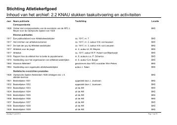 archief stukken 2 2 taakuitvoering B - Stichting Atletiekerfgoed