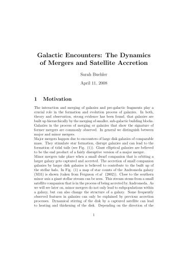 Galactic Encounters: The Dynamics of Mergers and Satellite Accretion