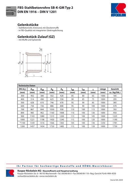 FBS-Stahlbetonrohre SB-K-GM Typ 2 Gelenkstuecke.pdf - Kaspar ...