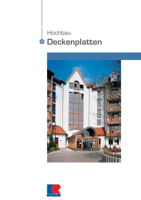 Deckenplatten-Prospekt - Kaspar RÃ¶ckelein KG