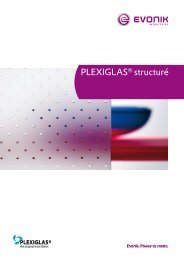 PLEXIGLASÂ® structurÃ© - RÃ¶hm (Schweiz)