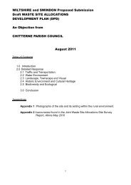 Chittern PC - Objection, item 7 PDF 147 KB - Meetings, agendas ...