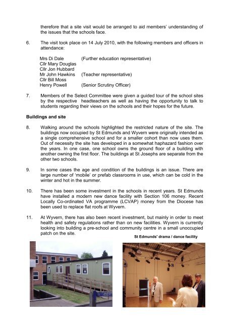 Laverstock Schools report , item 109. PDF 363 KB - Wiltshire Council