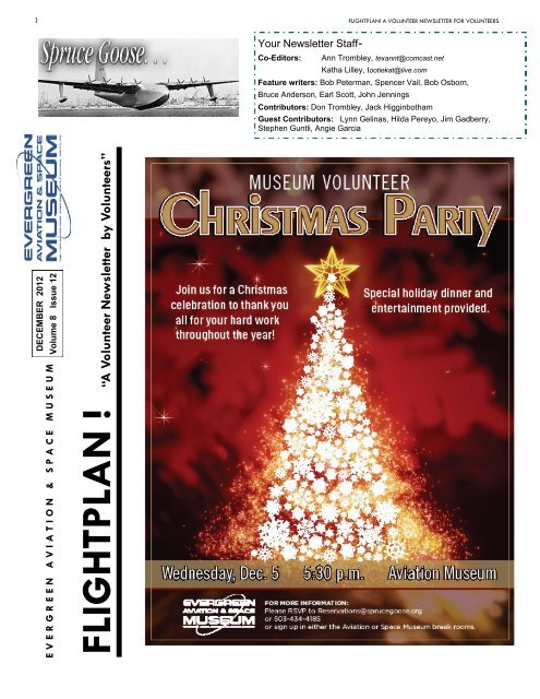December Volunteer Newsletter 2012 - Evergreen Aviation & Space ...