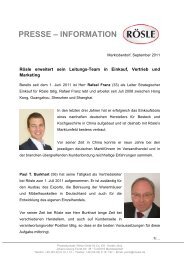 Personalinfos Burkhart Franz JÃ¶ris - RÃ¶sle