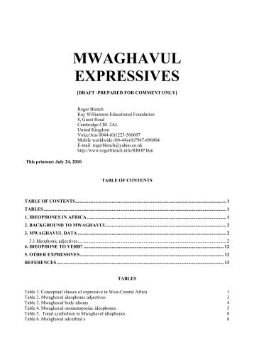 Mwaghavul ideophones.pdf - Roger Blench