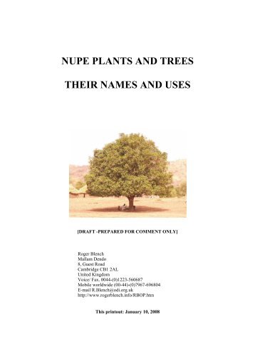 Nupe plant names.pdf - Roger Blench