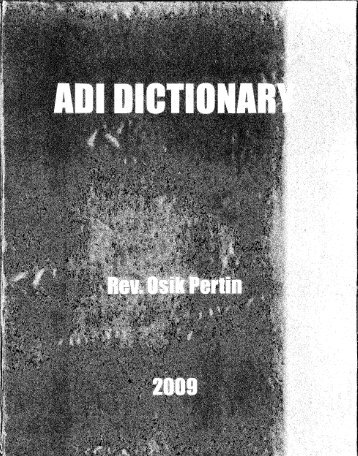 Adi Dictionary Pertin 2009.pdf - Roger Blench